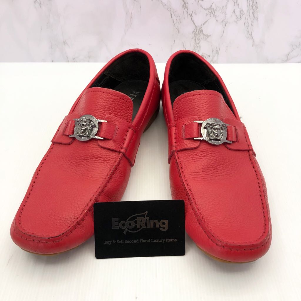 Red versace dress shoes outlet