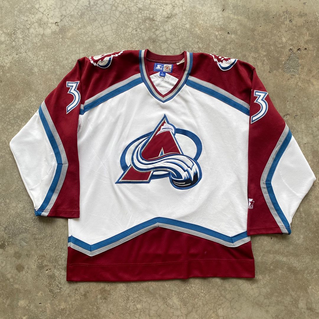 Vintage Starter NHL Colorado Avalanche Hockey Jersey Men s