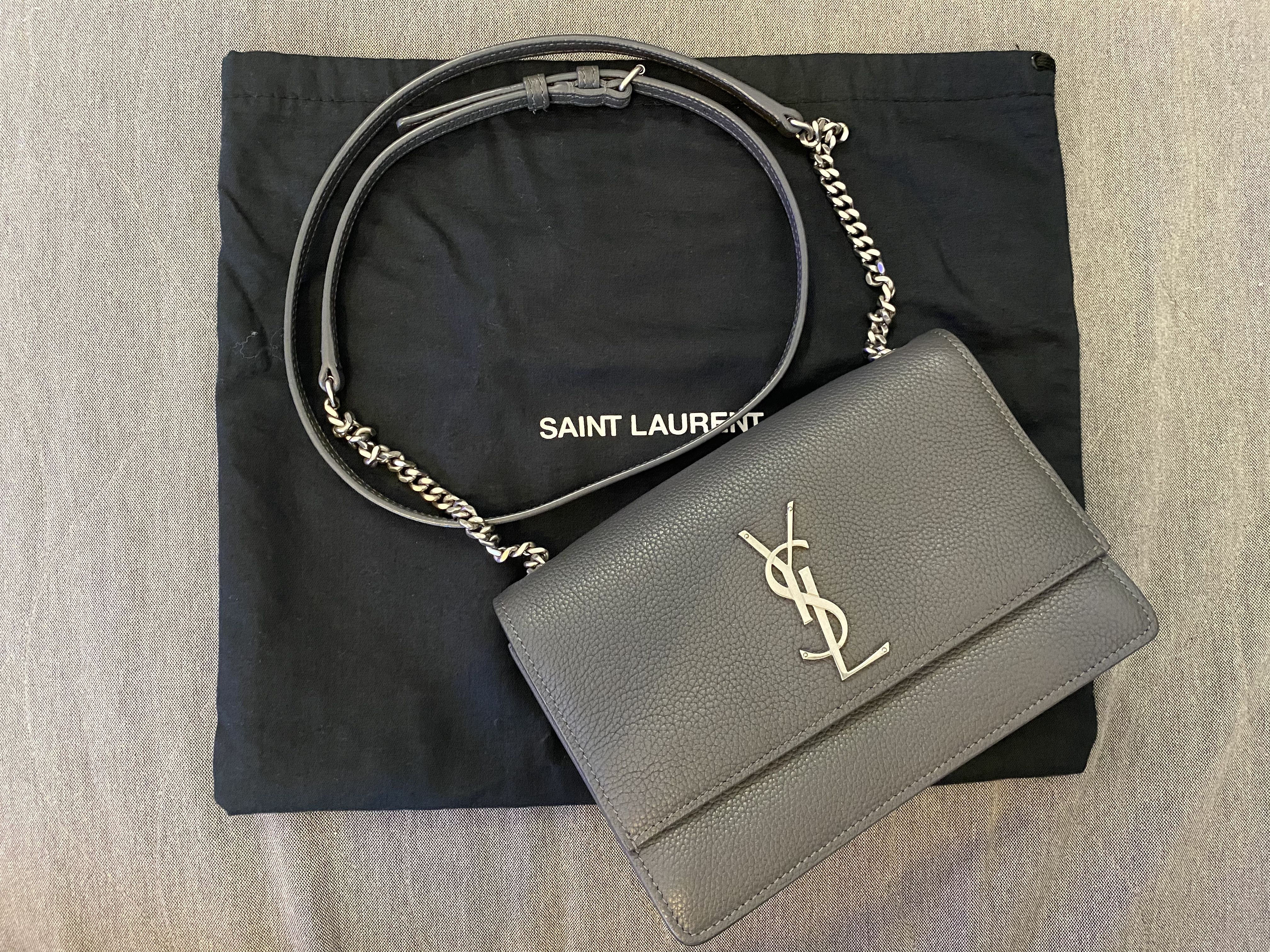 Ysl handbag grey outlet