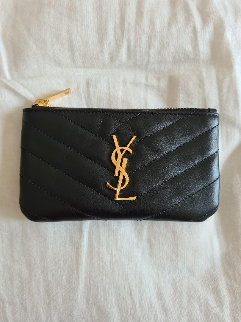 Yves Saint Laurent, Accessories, Monogram Key Pouch In Matelass Leather  Brand New With Box