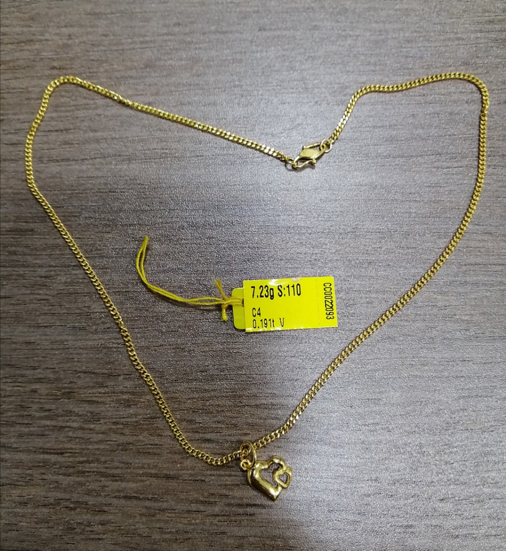 Gold neck chain sale for baby girl
