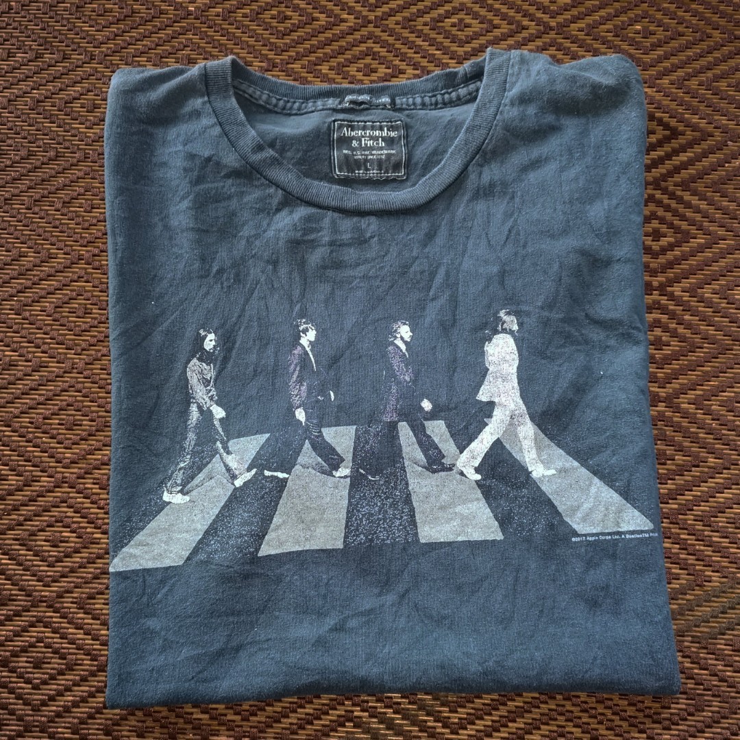 Abercrombie & Fitch. X. The Beatles Abbey Road., Men's Fashion, Tops ...