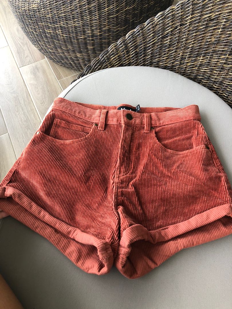Afends Cord shorts red Women s Fashion Bottoms Other Bottoms