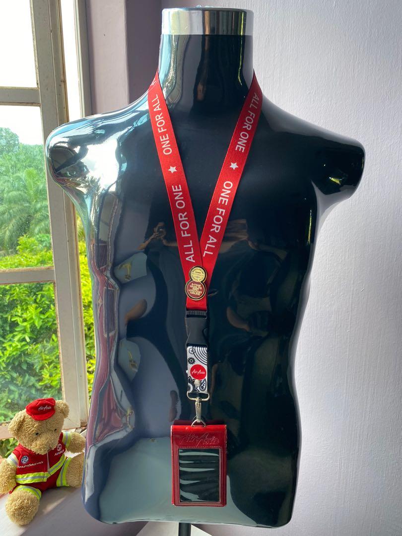 AirAsia Original Lanyard Complete with Special Pin & Card Holder