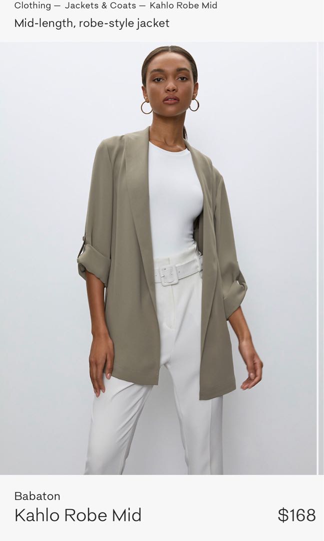 Aritzia Kahlo Mid Robe Women s Fashion Clothes on Carousell