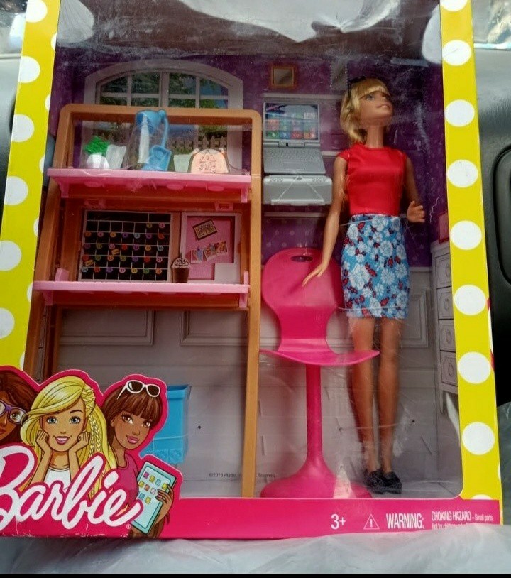 Barbie sale office set