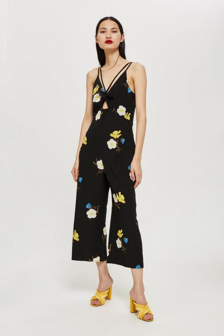 Topshop floral jumpsuit sales