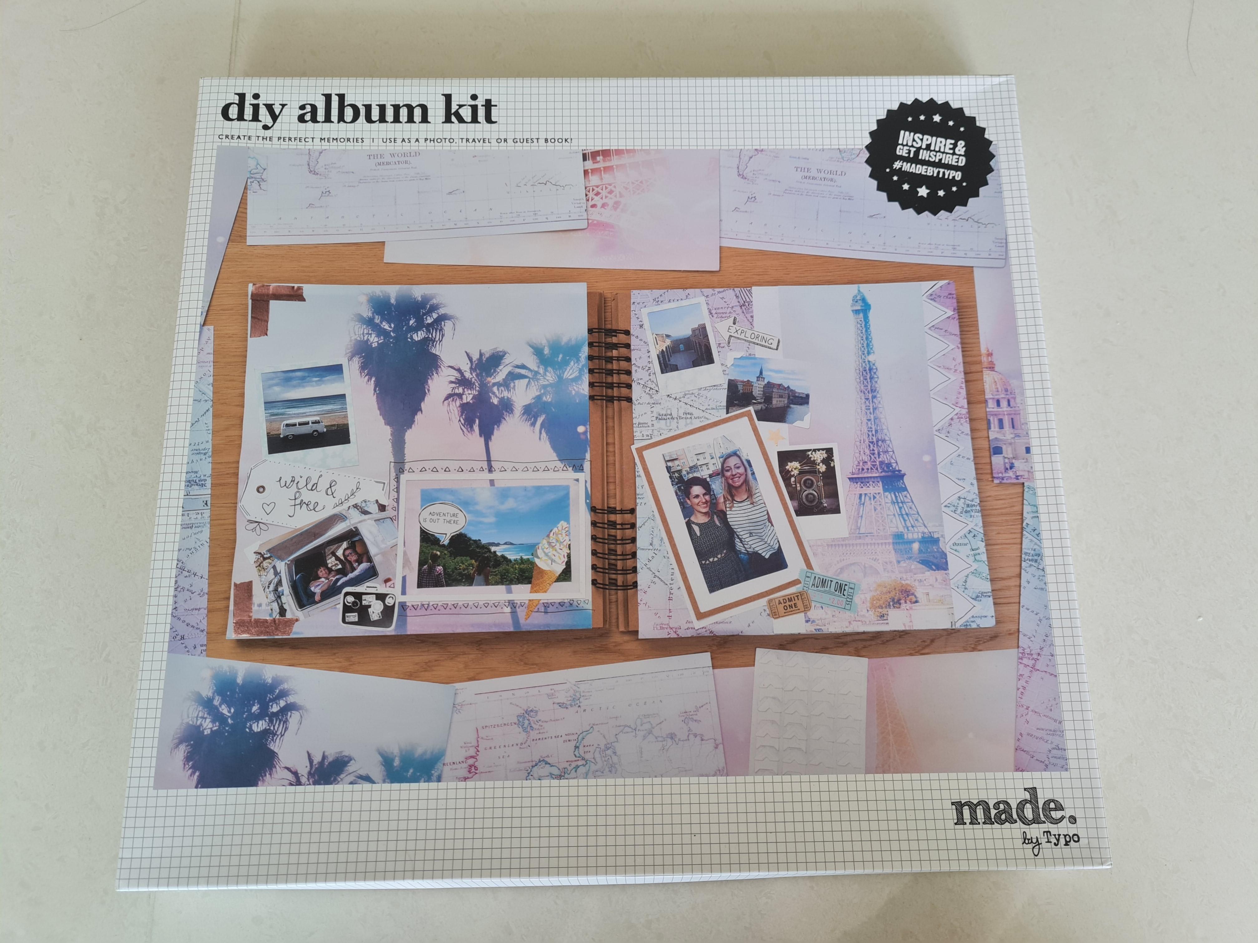 Brand NEW Typo DIY Album Kit / Scrapbook, Hobbies & Toys, Stationery