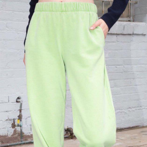 Lime green rosa sweatpants 2025