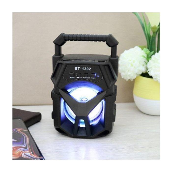 BT Portable Bluetooth Speaker With LED Light Super Bass Wireless