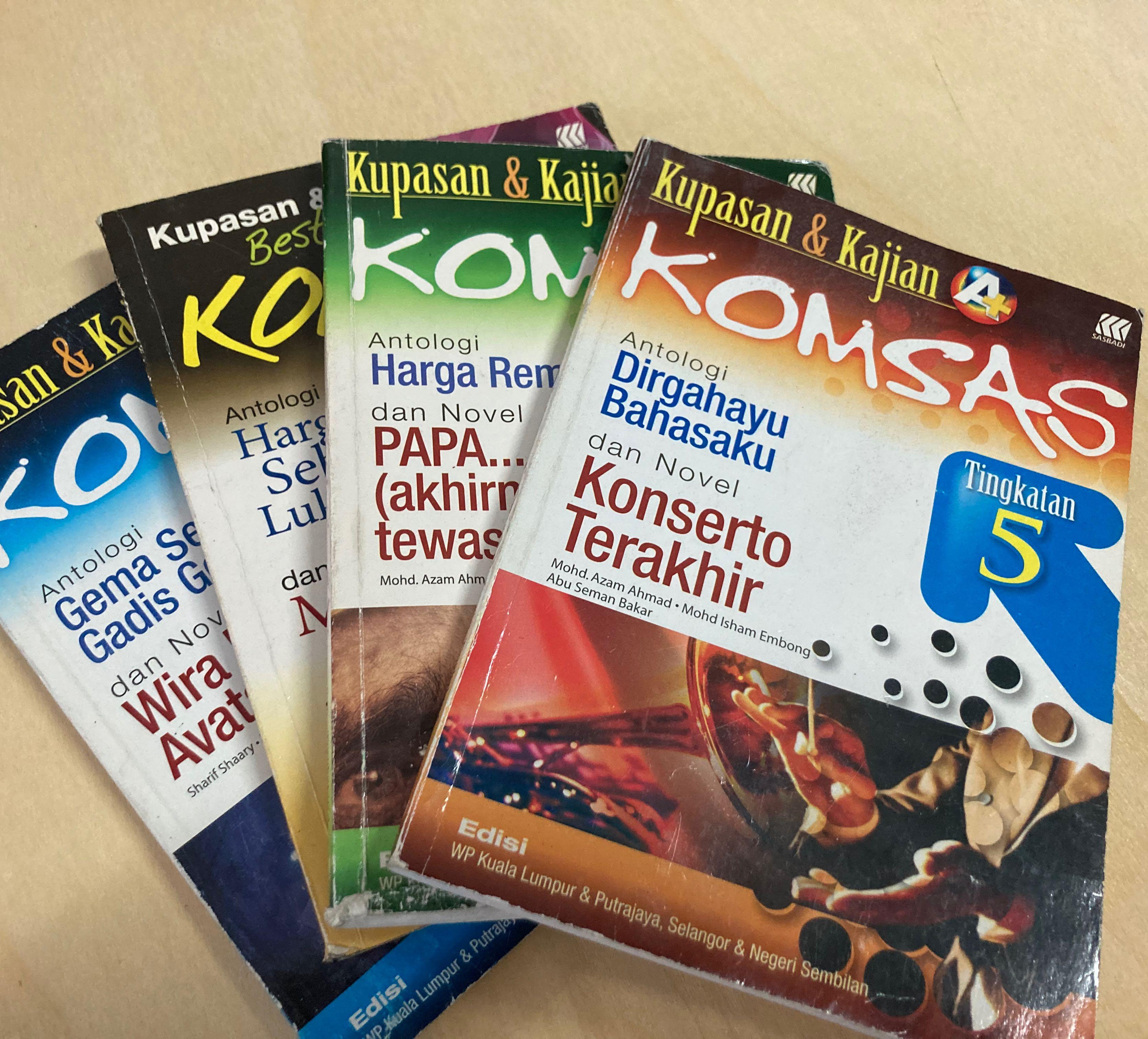 Buku Komsas Tingkatan 2-5, Textbooks on Carousell