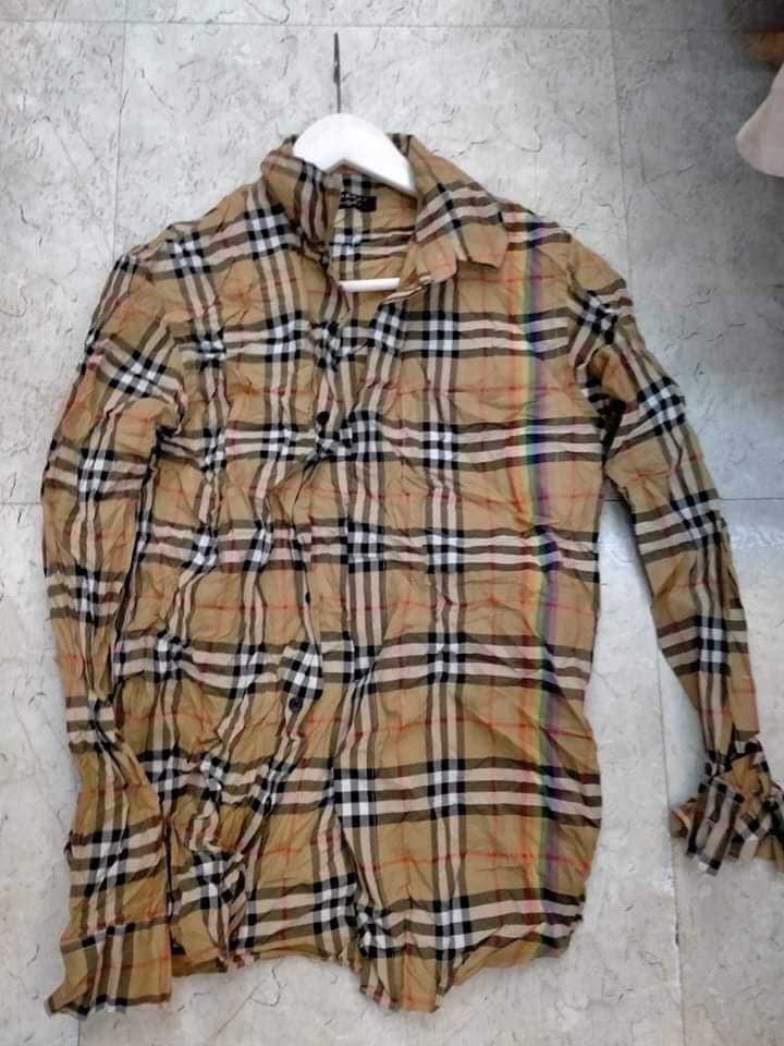 Burberry shop rainbow plaid