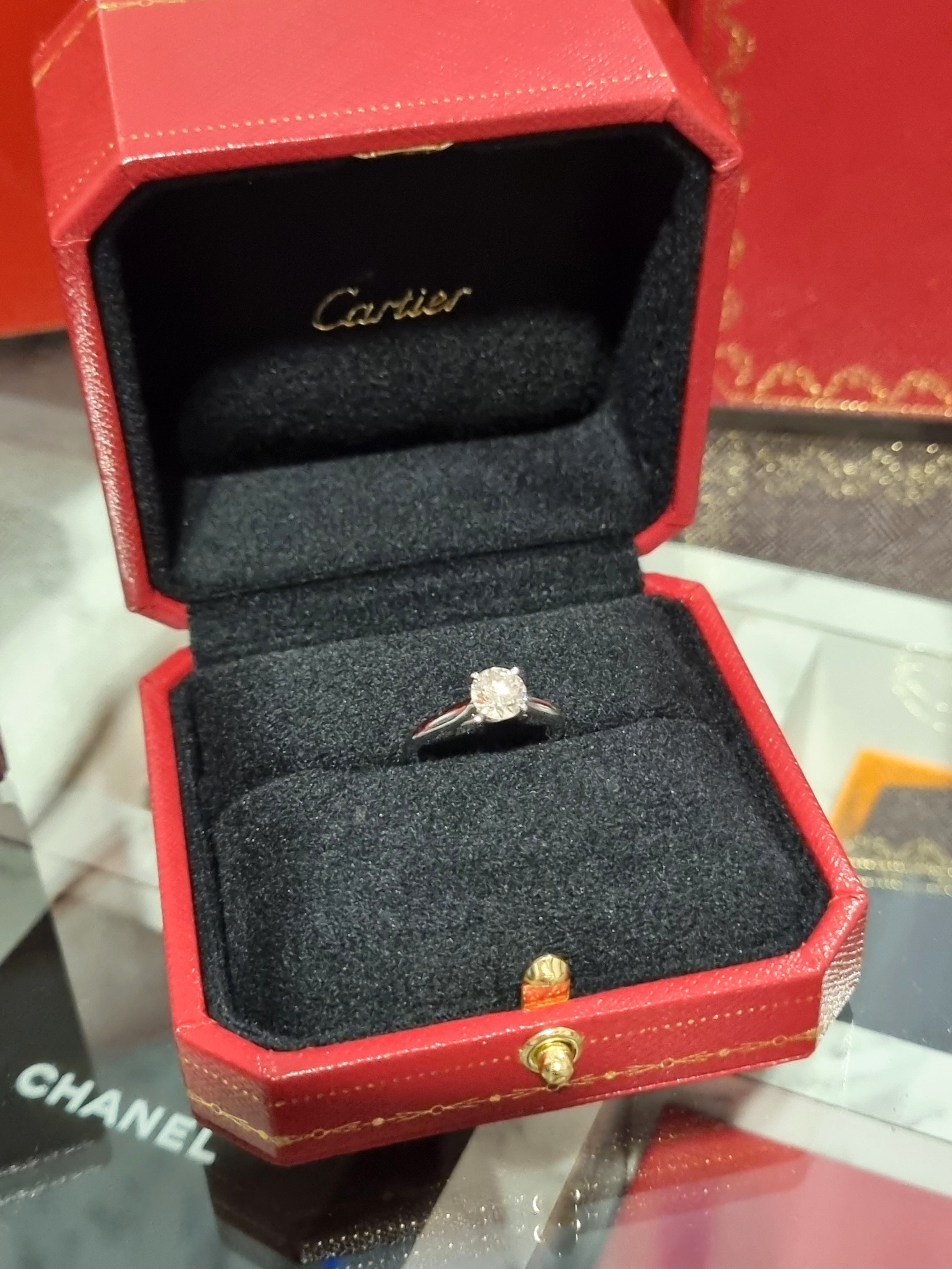 cartier solitaire price