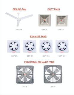 Ceiling and Wall exhaust fan