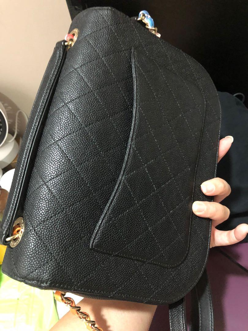 chanel thread around flap bolsa