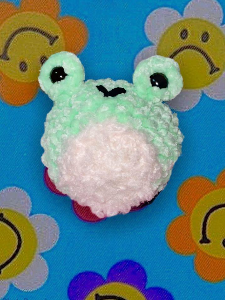 strawberry and lemon frog plush