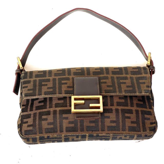 Fendi Baguette Zucca SAS vintage Luxury Bags Wallets on Carousell