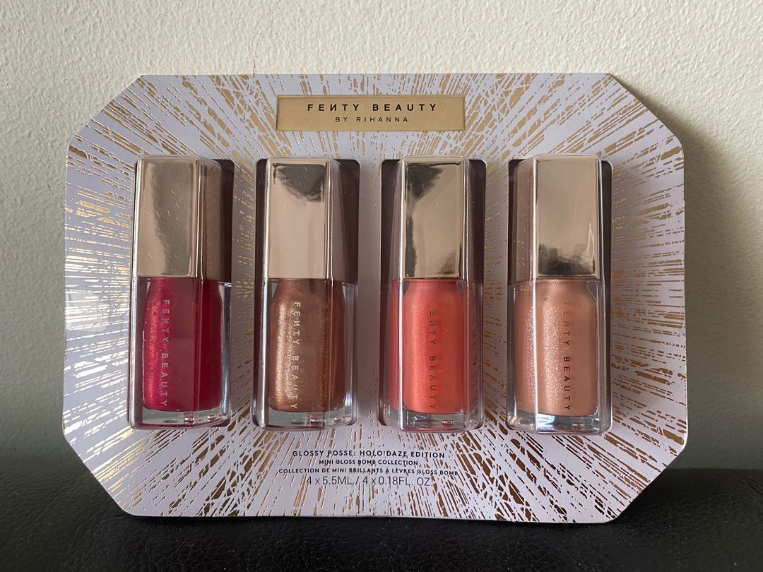 Fenty Beauty Glossy Posse Holo Daze Lip Gloss Set Mini (Limited Ed
