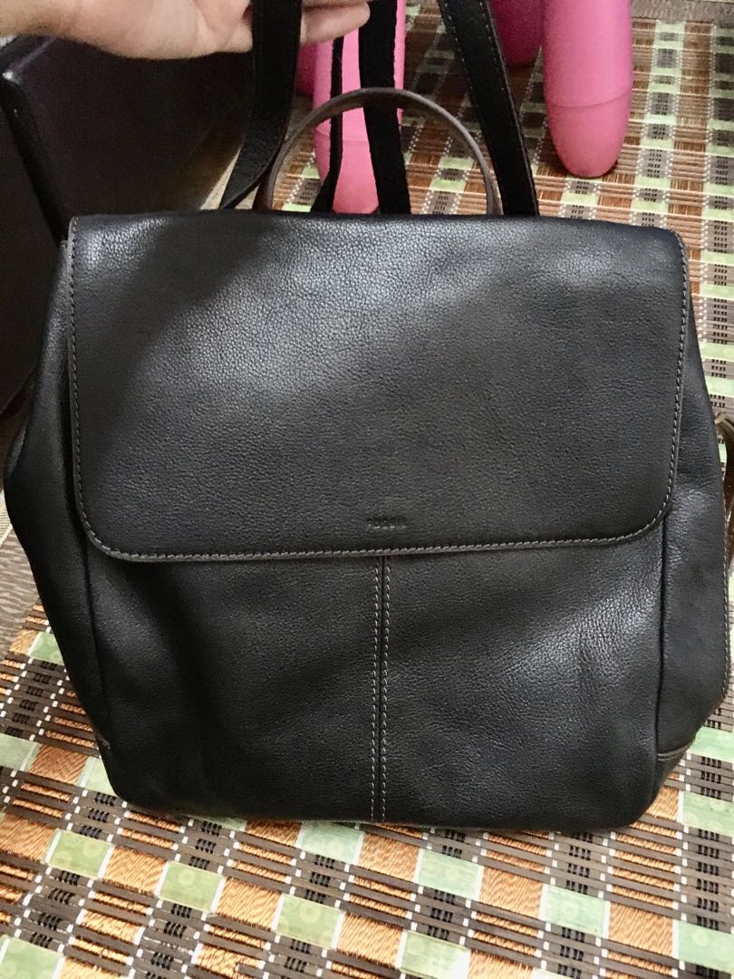 Fossil claire backpack black clearance