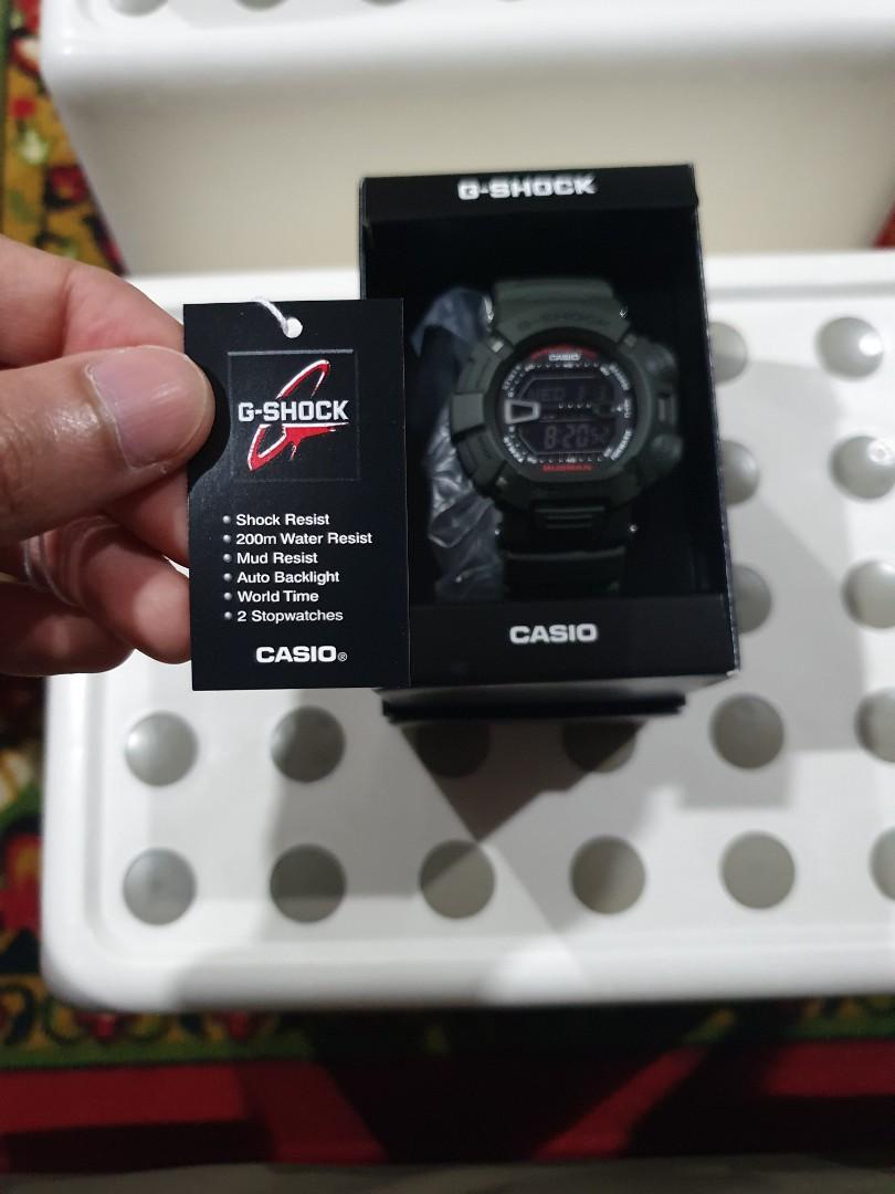 G Shock Mudman Basic Olive Green G9000 3VDR Mobile Phones Gadgets Wearables Smart Watches on Carousell