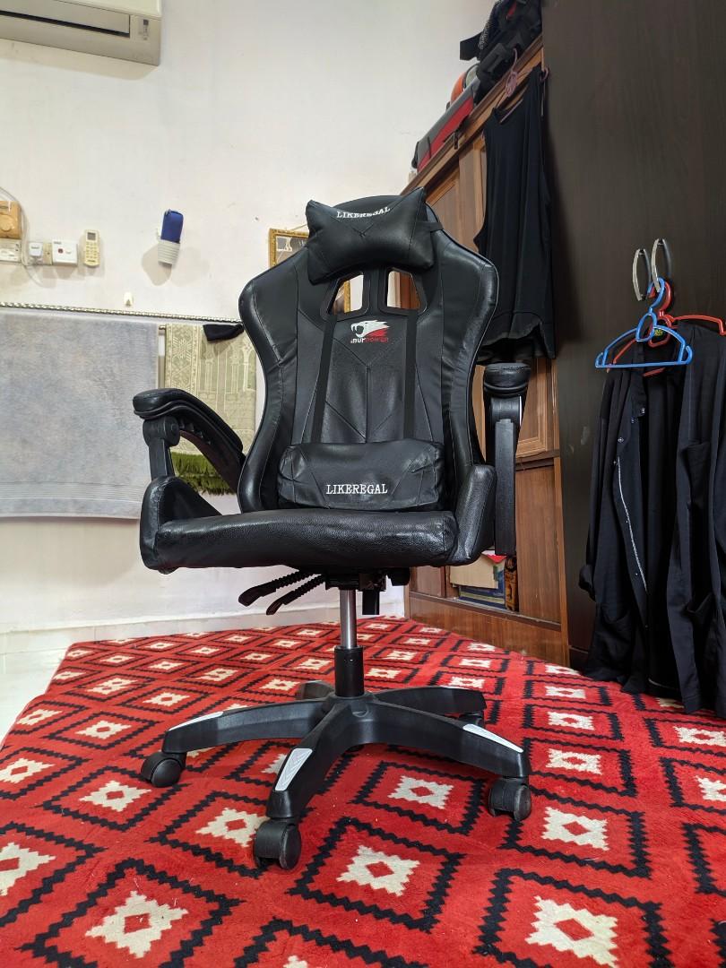 Gaming Chair Likeregal Black W O Leg Rest Home Furniture Furniture On Carousell