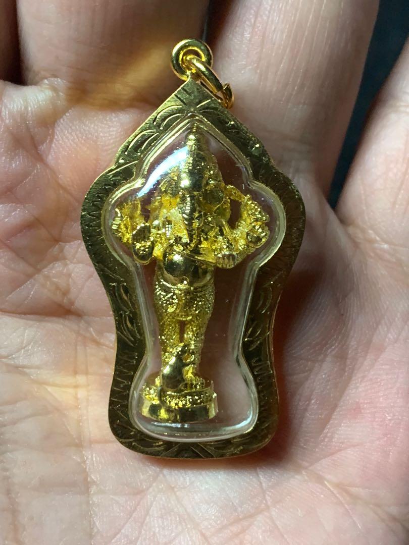 Lord Ganesha Pendant Ganesh Son of God Shiva Elephant Figure Hindu Amulet Elephant Rich Charm Buddha Magic Amulet
