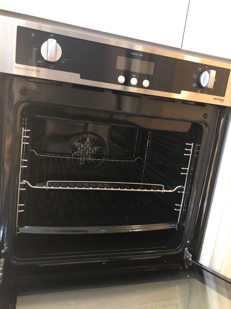 德國寶嵌入式電焗爐German Pool Builtin Electric Oven EV55D, 家庭電器, 廚房電器, 焗爐及多士爐 Carousell