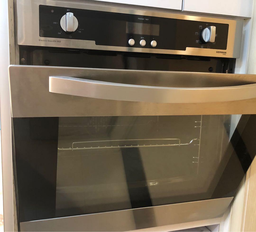 德國寶嵌入式電焗爐German Pool Builtin Electric Oven EV55D, 家庭電器, 廚房電器, 焗爐及多士爐 Carousell