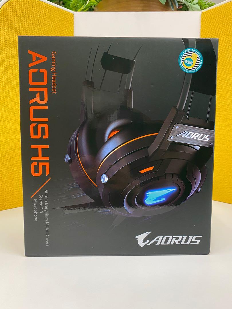 gigabyte aorus h5 rgb gaming headset