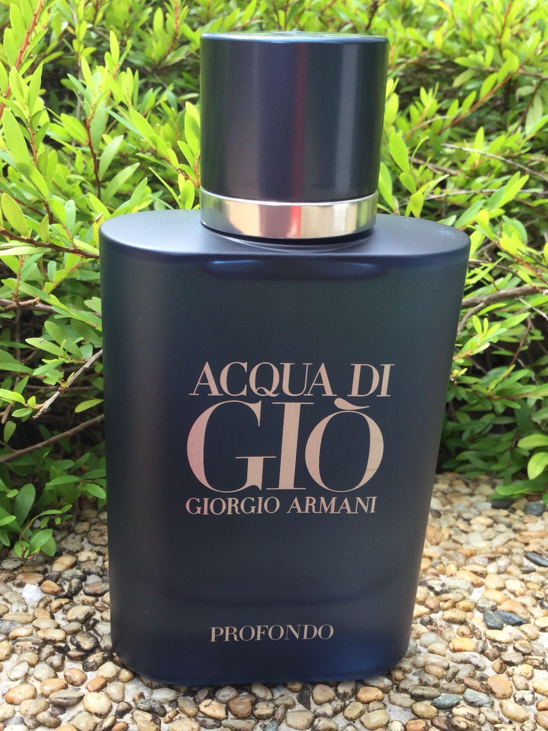 Giorgio Armani Acqua Di Gio Profondo Health Beauty Perfumes Deodorants On Carousell Giorgio Armani Acqua Di Gio Profondo Health Beauty Perfumes Deodorants On Carousell