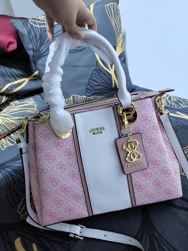 Guess cathleen 3 compartments satchel outlet