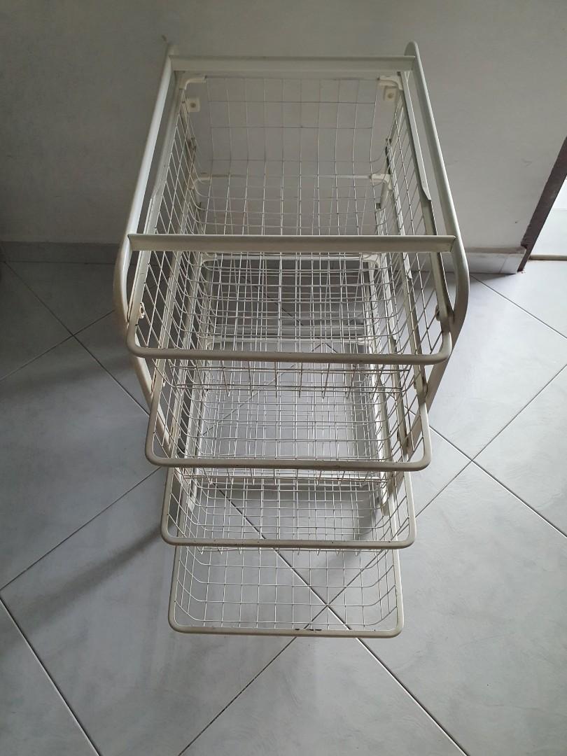 Ikea Pull Out Wire Basket, Furniture & Home Living, Home Improvement