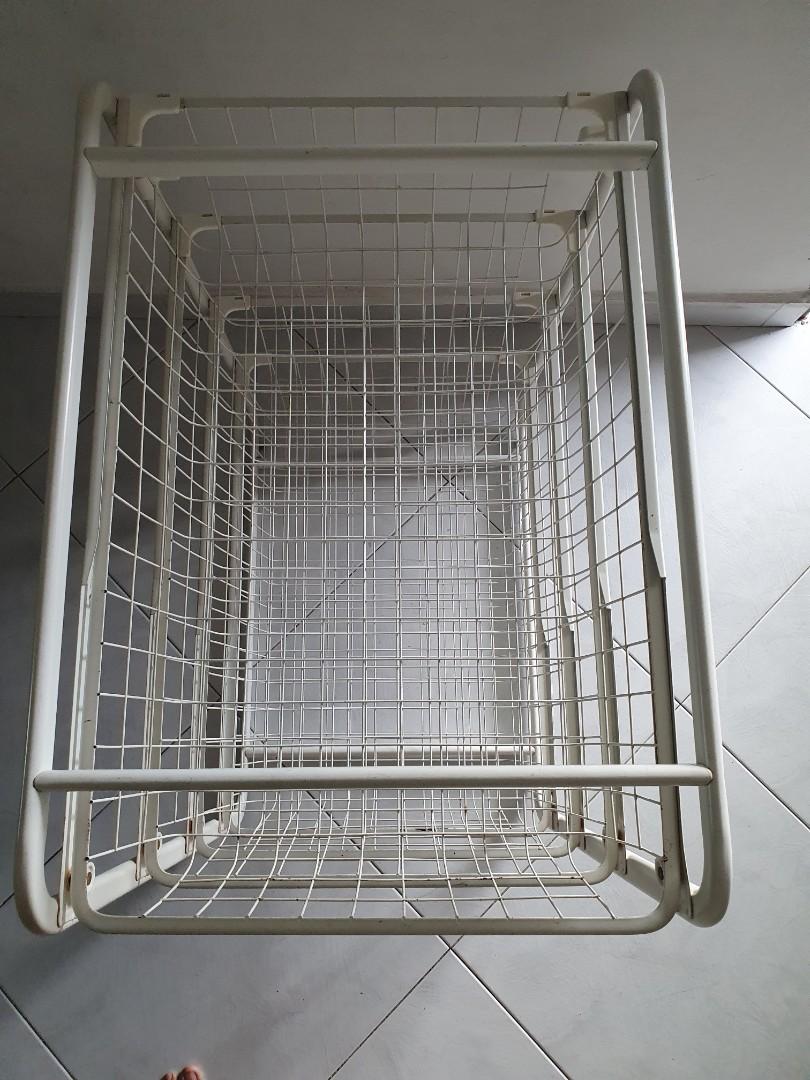 Ikea Pull Out Wire Basket, Furniture & Home Living, Home Improvement