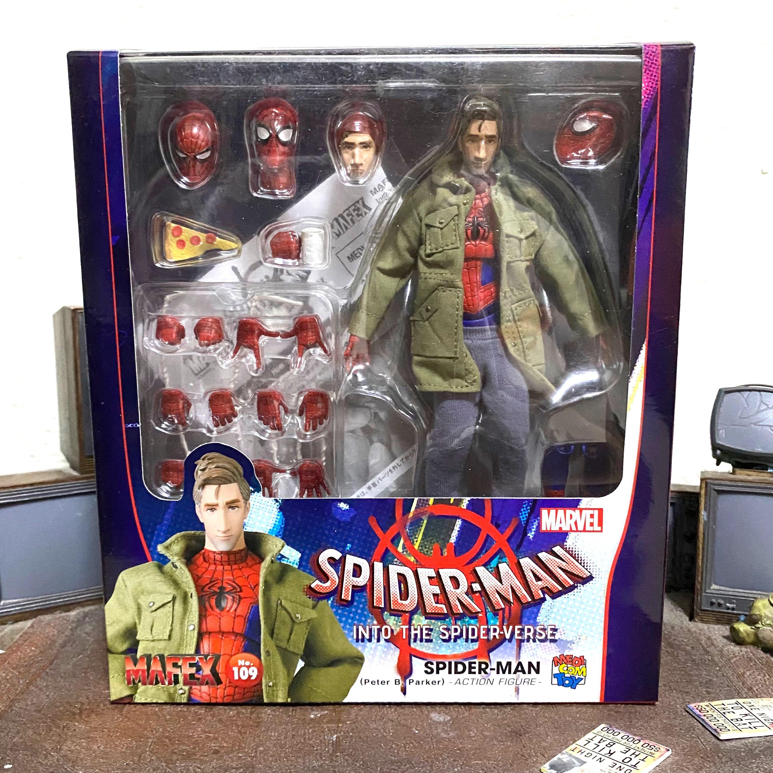 [In hand] Medicom Mafex Into the Spiderverse Spiderman Spider-man Peter ...