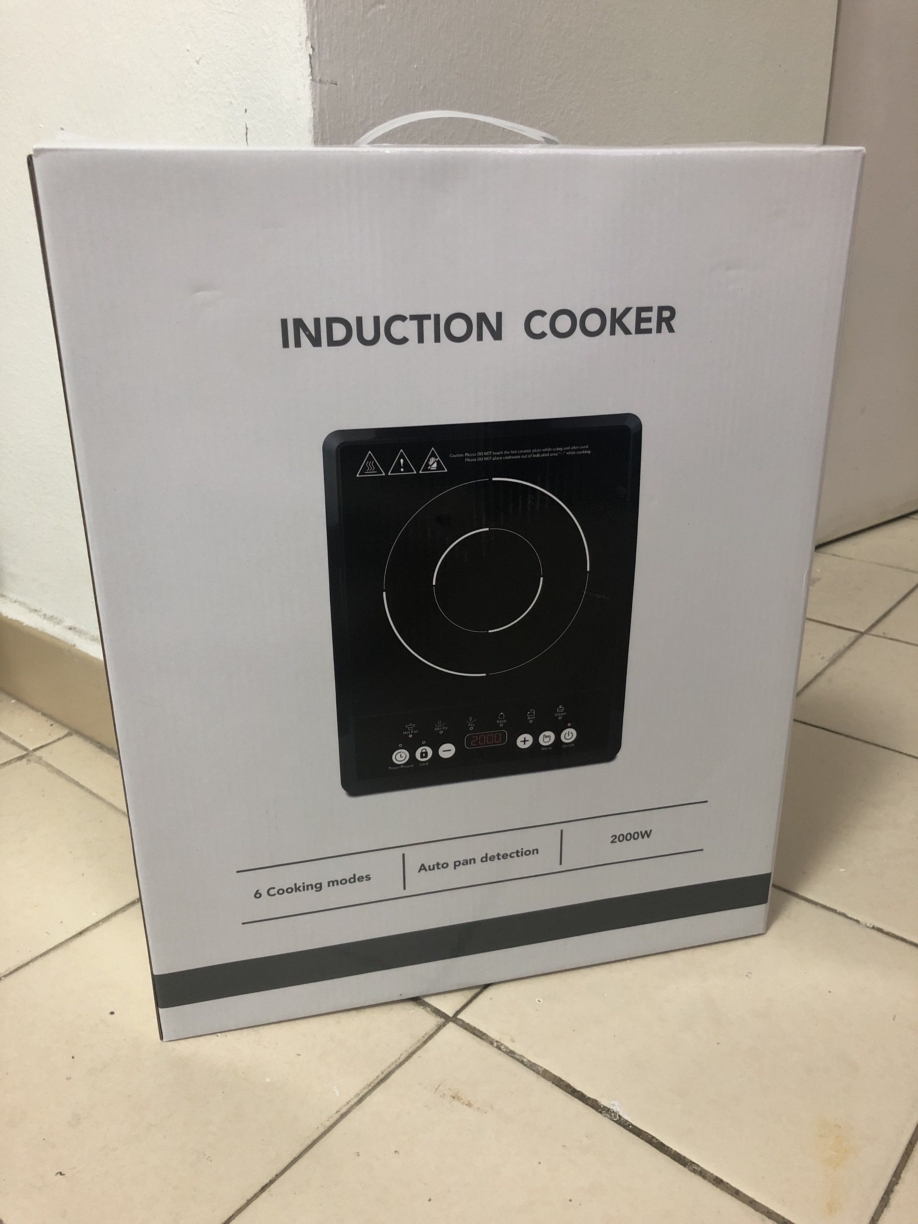 Induction Cooker Table top (2000w) (1 Induction Individual Solo), Home