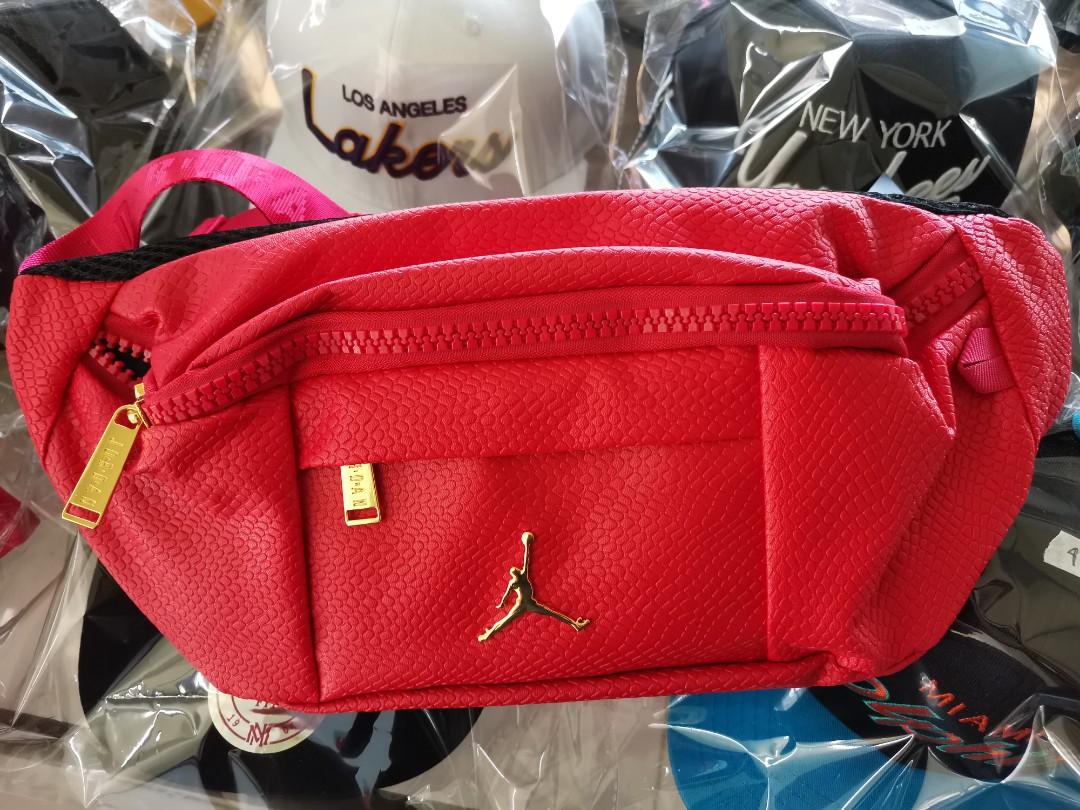 Jordan sling top bag red