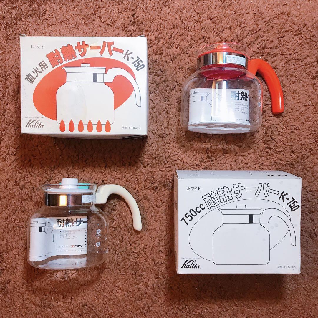 Kalita Coffee Server (Category: Coffee Machines & Makers) located in Taytay. Submitted by de.cafe (Listing ID 1072802004, Image 1). Description: Kalita Coffee Server - red (white one is sold already!) - up to 5 cups / 750cc - new old stock - with box 💰 850 pesos each negotiable.