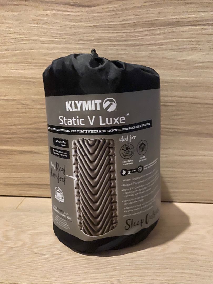 Klymit Static V Luxe 充氣墊 運動產品 其他運動產品 Carousell