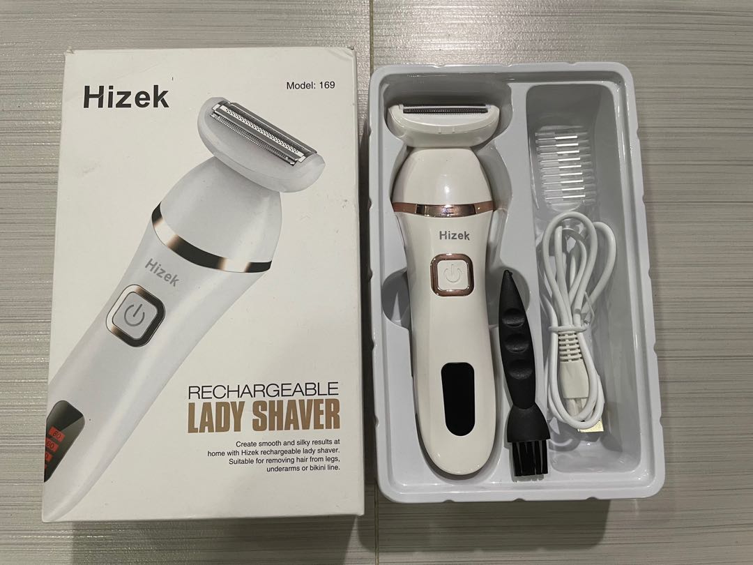 Lady Shaver, Hizek Bikini Trimmer,Wet and Dry Rechargeable Razors Women