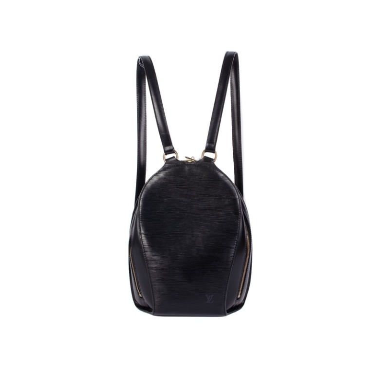 LOUIS VUITTON Epi Mabillon Backpack Black 1291883