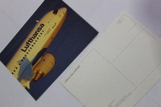 Lufthansa Airbus 320 Limited Edition Vintage Postcard