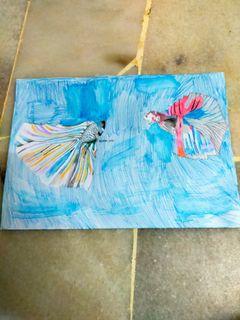Affordable Lukisan Ikan For Sale Artwork Carousell Malaysia