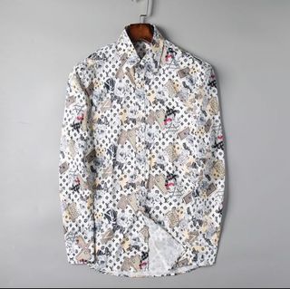Lv 2021 Louis VUITTON dress shirt long sleeve button, Men's Fashion, Tops &  Sets, Tshirts & Polo Shirts on Carousell