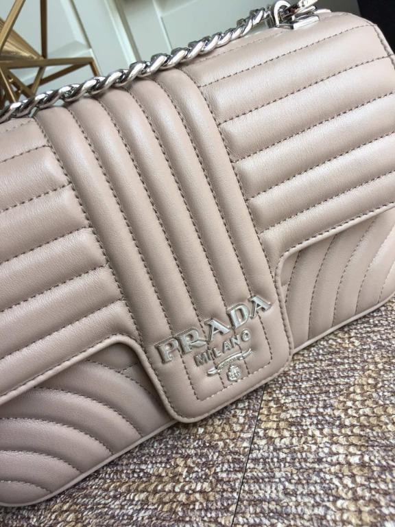Prada diagramme deals bucket bag
