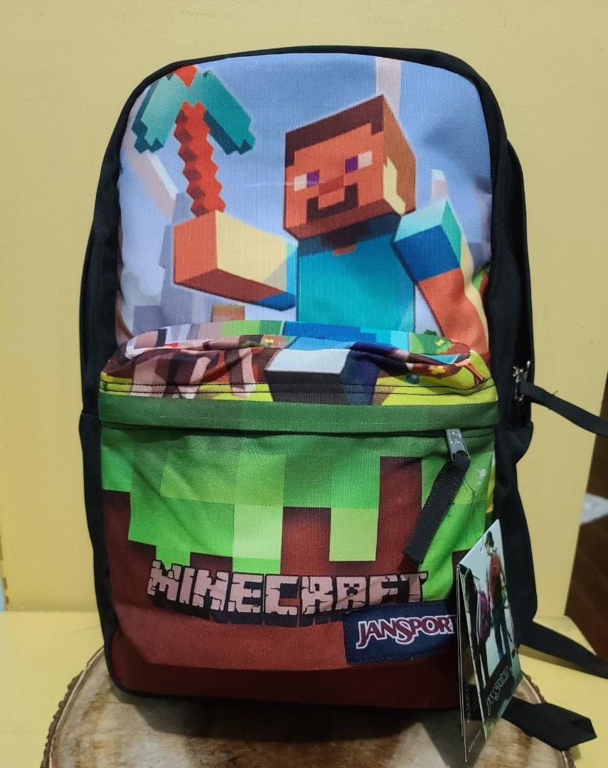 Minecraft backpack jansport outlet