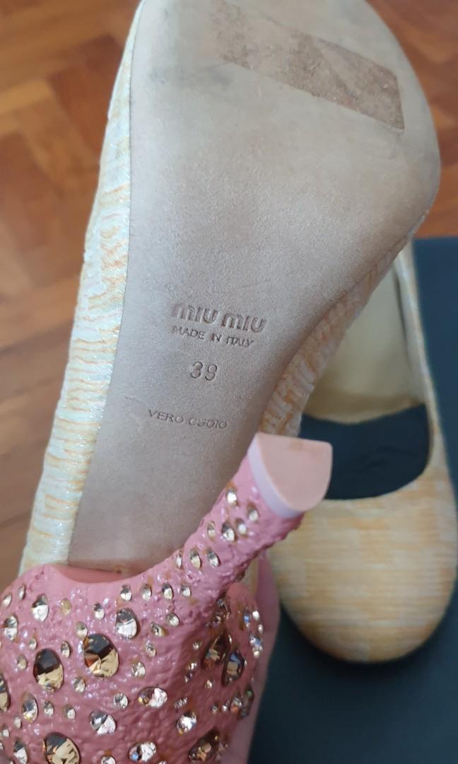 Miu miu vero cuoio shoes online