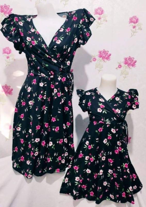 terno dress for mom and daughter