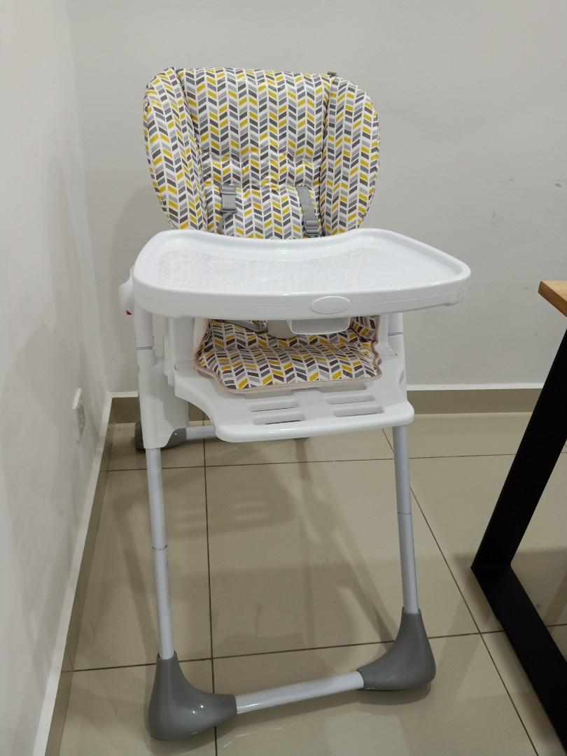Mothercare chevron highchair clearance