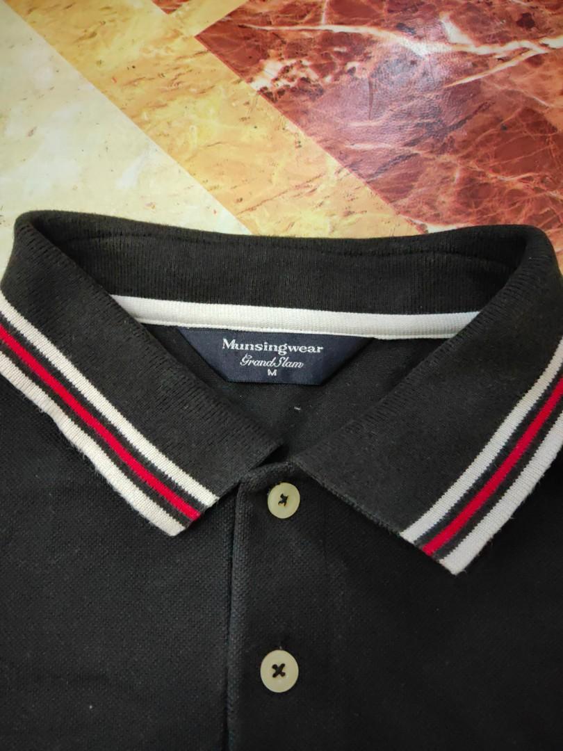 Munsingwear Grand Slam Long Sleeve Polo Tshirt Men s Fashion