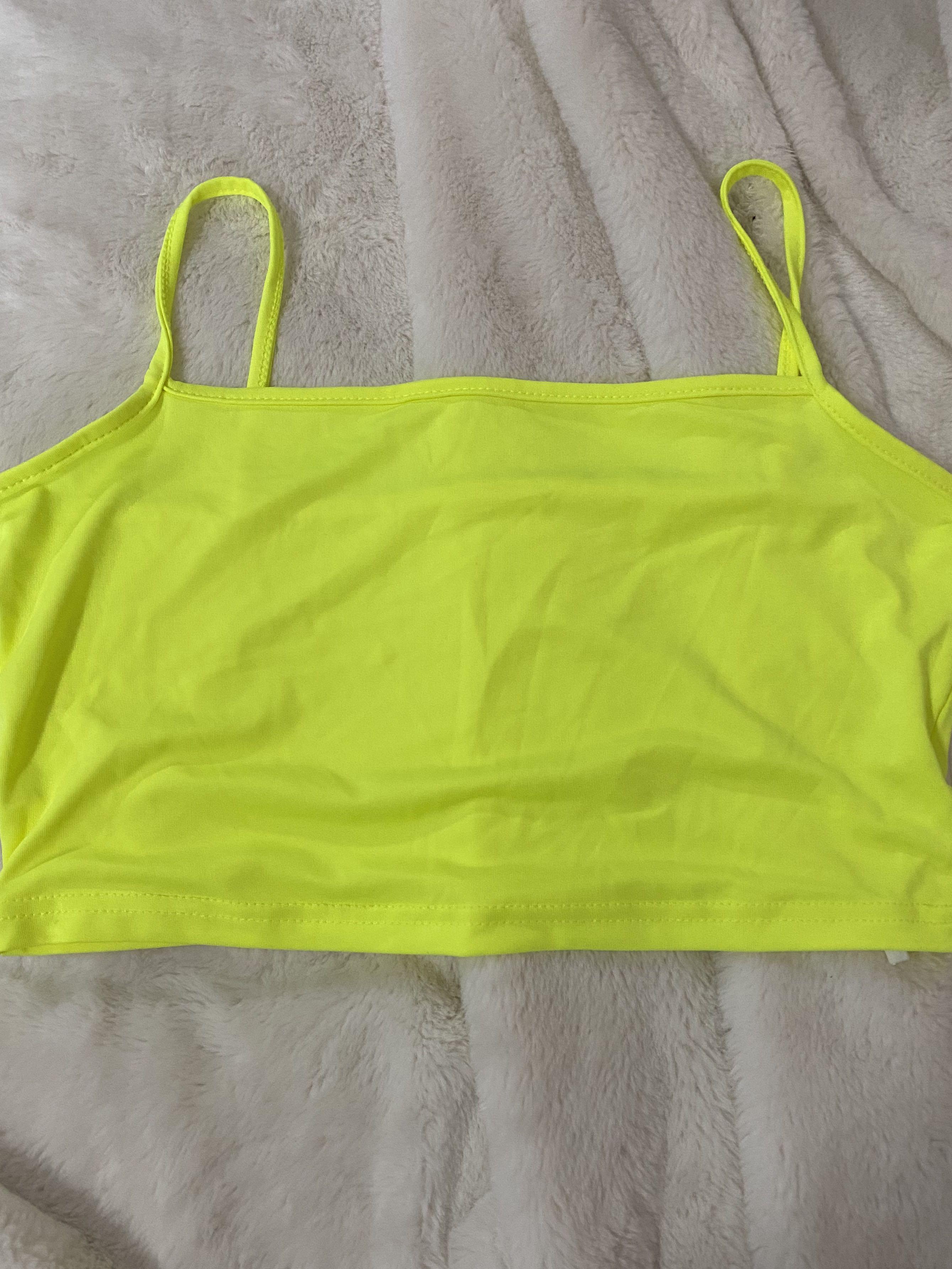 neon yellow top